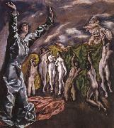 El Greco The Vision of St John oil painting